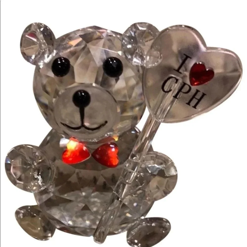 Swarovski I love copenhagen crystal bear